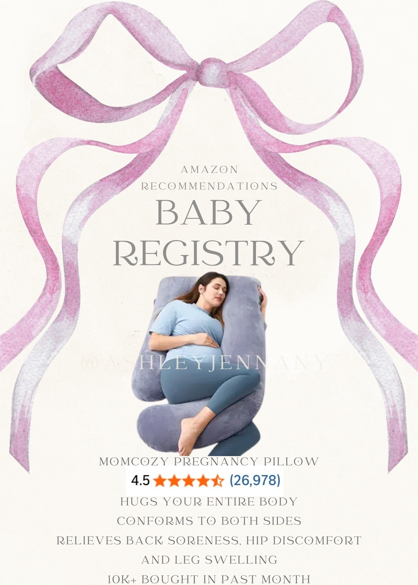 Registry recommendation. Momcozy pregnancy pillow 

#LTKmomlife #LTKBaby #LTKBump