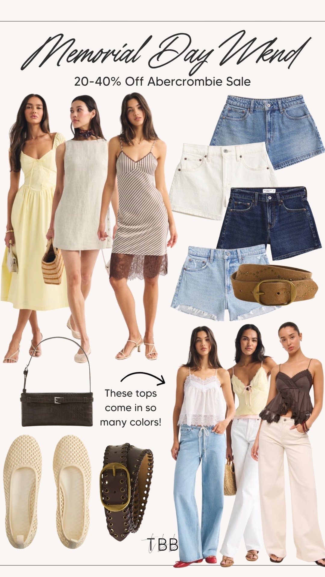 So obsessed with these pieces from Abercrombie’s MDW sale! 20-40% off site-wide!