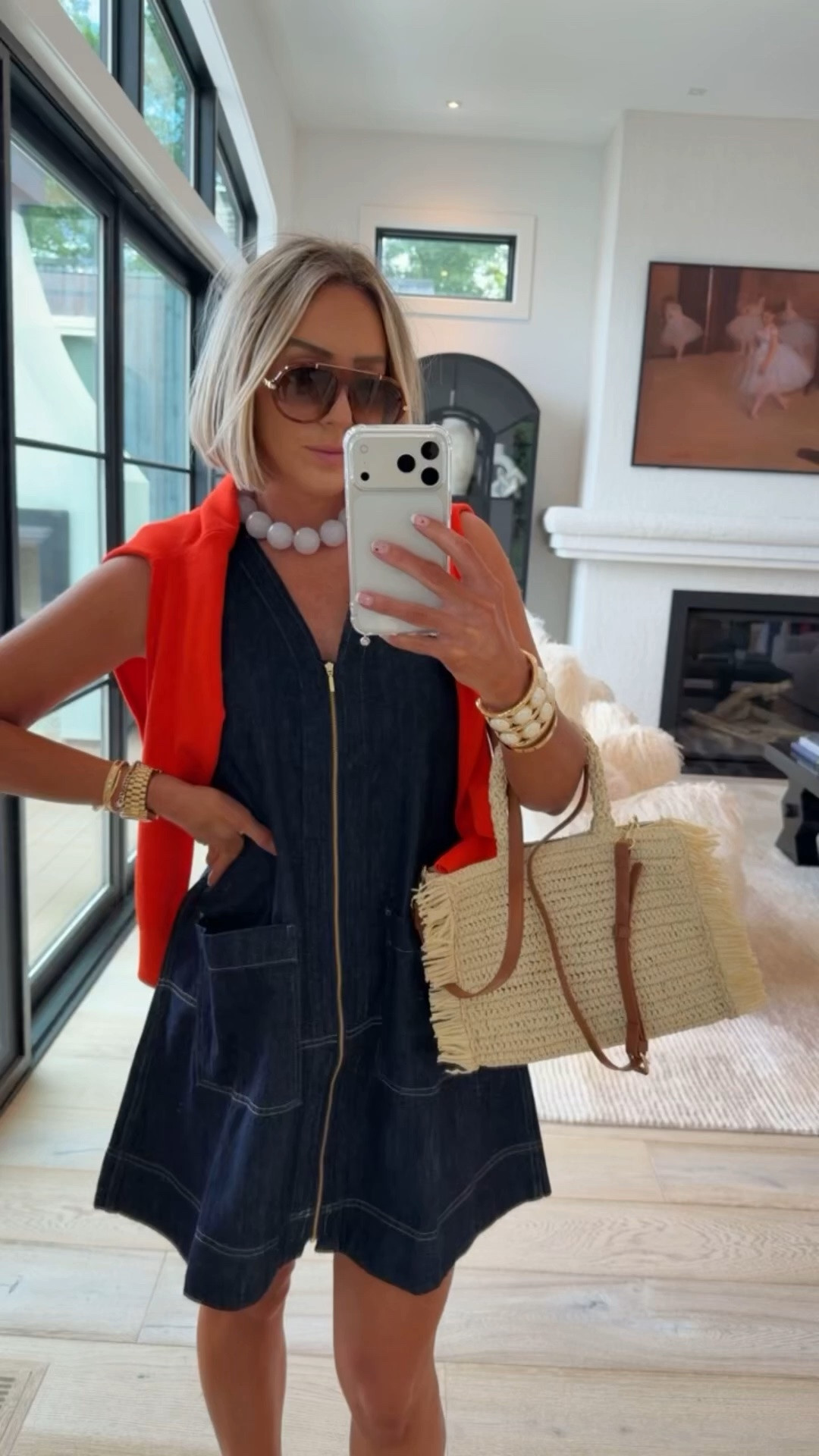 A denim dress that you can wear from Summer into Fall 🔥🔥

#LTKgrwm #LTKootd