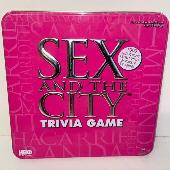 Vintage Original 2004 Sex And The City Trivia Game Complete In Original Pink Tin | Poshmark