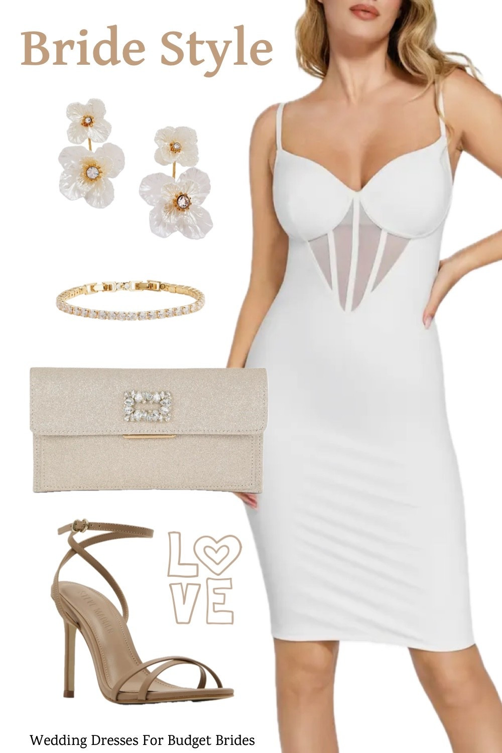 White corset dress and accessories at Nordstrom for the bride to be. Midi dress is $89.

Engagement photo shoot dress, engagement party dress, bachelorette party dress, bridal shower dress, rehearsal dinner dress, after party dress, reception dress. 

#LTKWedding #LTKSeasonal