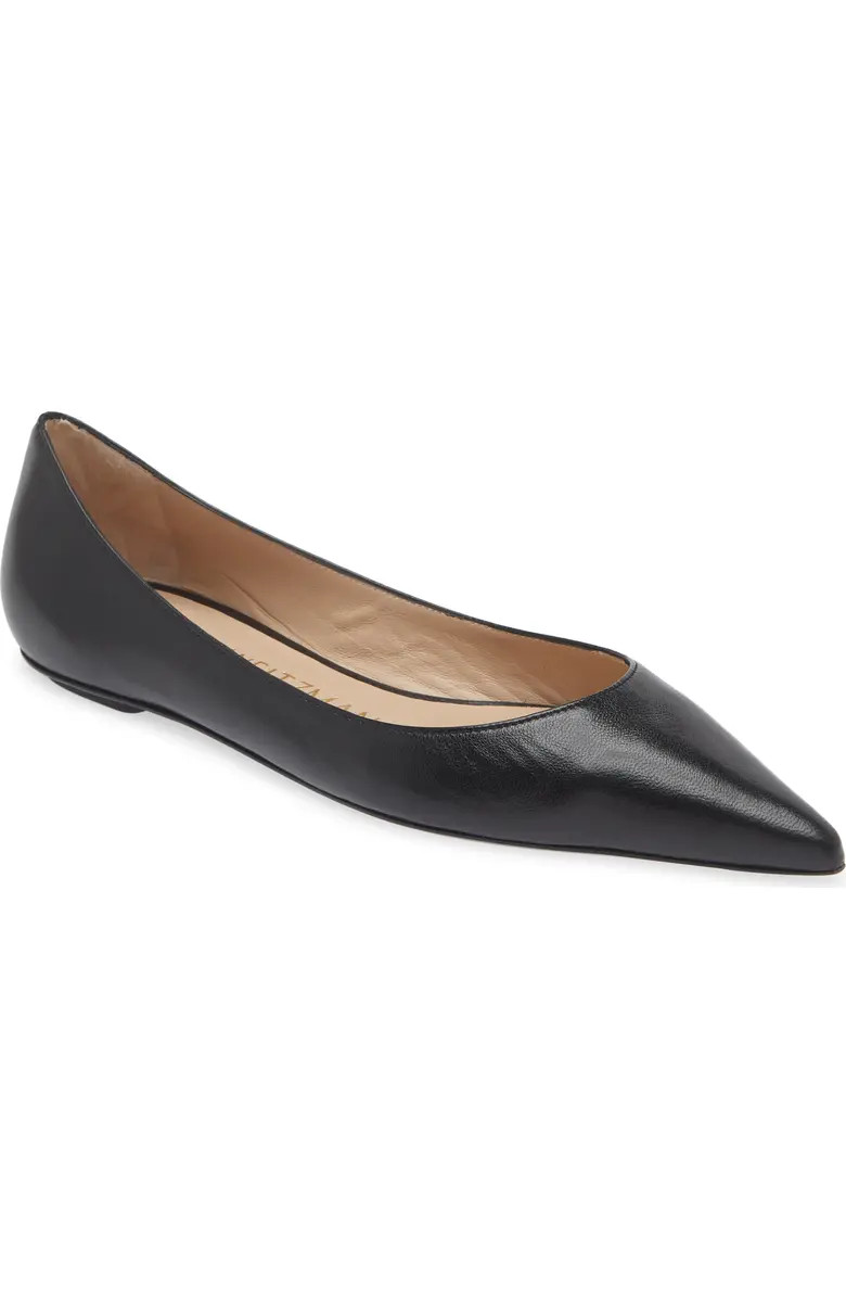 Stuart Weitzman Emilia Pointed Toe Flat (Women) | Nordstrom | Nordstrom
