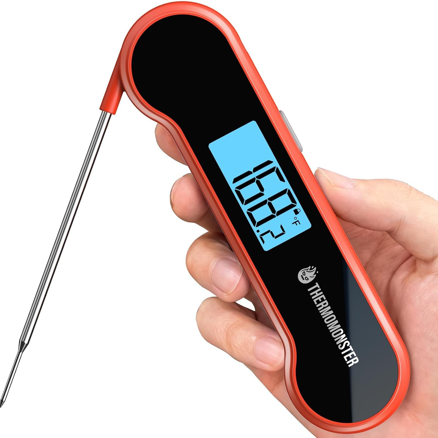 0.5 Sec Instant Read Meat Thermometer Digital for Cooking, Red | Amazon (US)