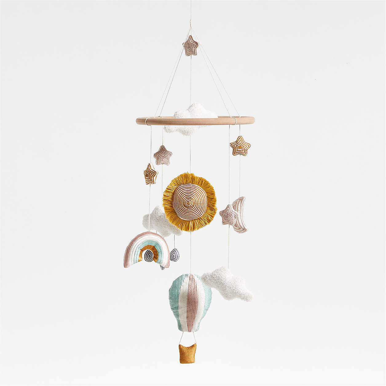 Weather Patterns Baby Nursery Mobile + Reviews | Crate & Kids | Crate & Barrel