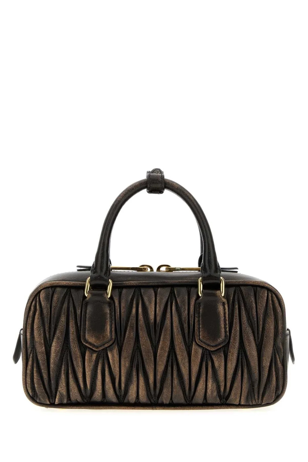 Miu Miu Matelassé Zipped Handbag | Cettire Global