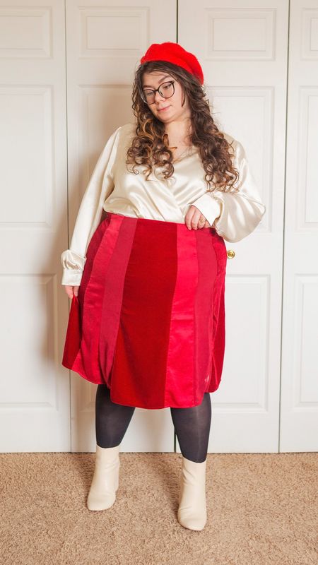 Plus size cream and red winter outfit 


#LTKstyletip #LTKSeasonal #LTKcurves