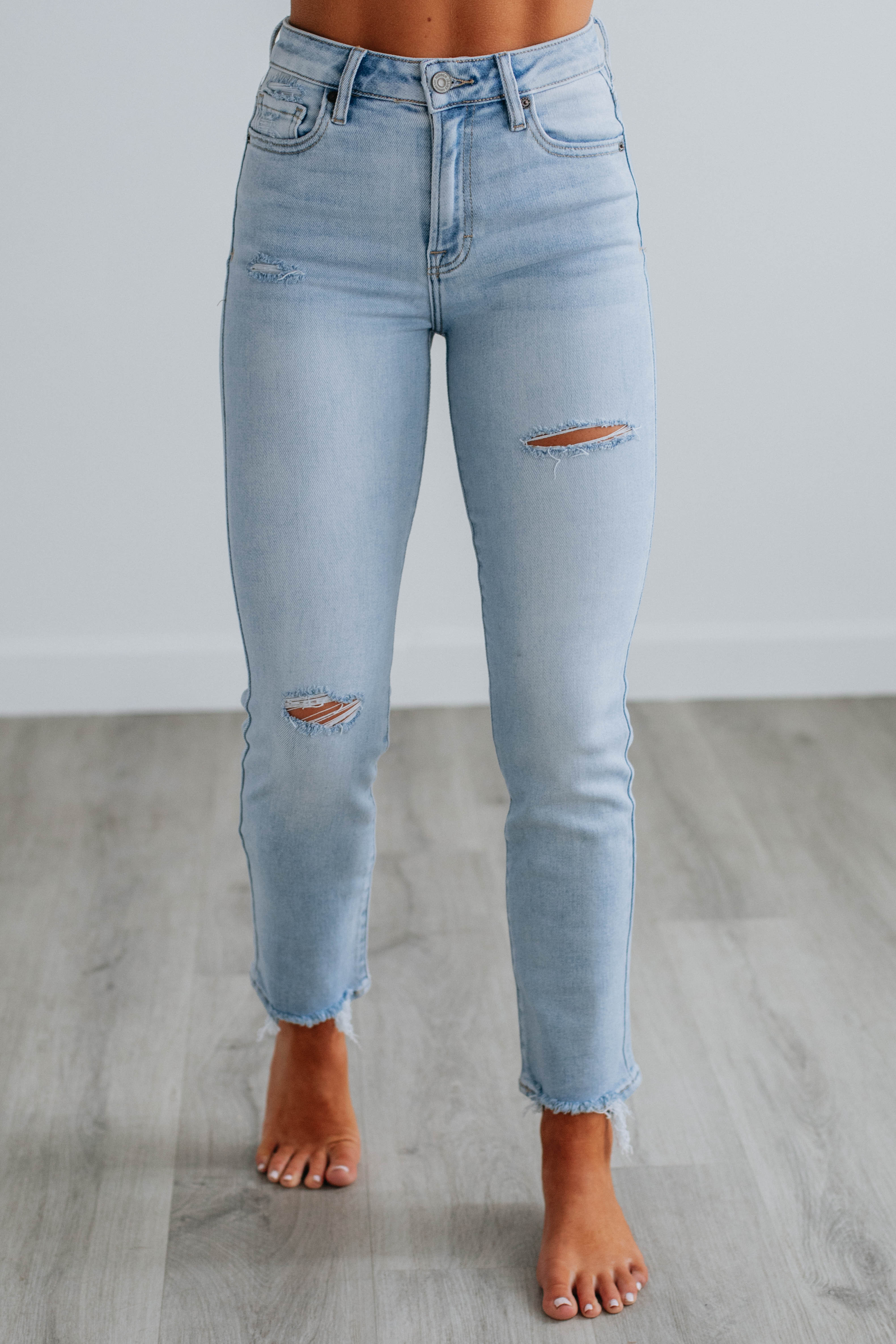 Quinn Hidden Jeans - Light Wash 31 / 27" | Wild Oak Boutique