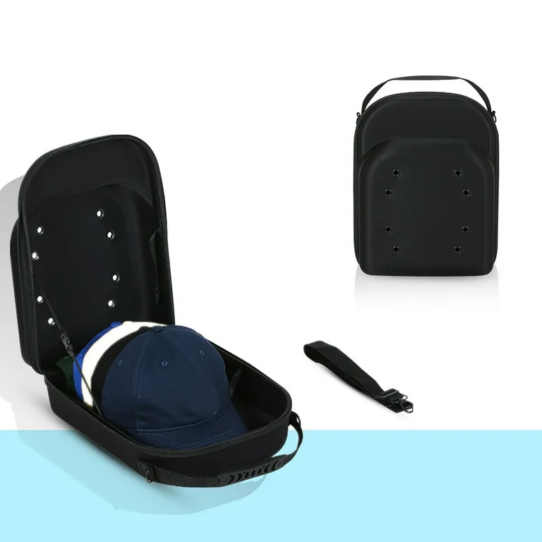 Hat Case for Baseball Caps Hat Carrier Travel Case with Adjustable Shoulder Strap and Handle Hat ... | Walmart (US)