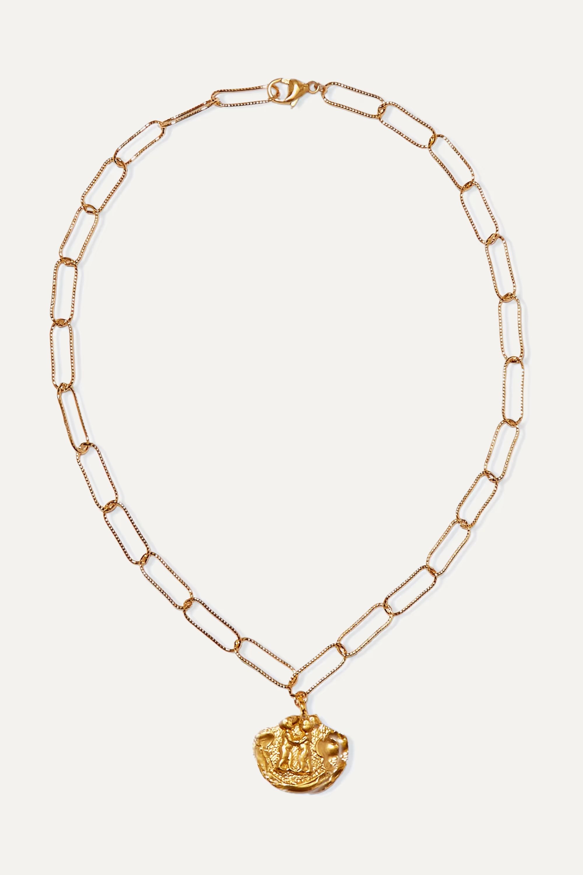 Gold Paola and Francesca gold-plated necklace | ALIGHIERI | NET-A-PORTER | NET-A-PORTER (US)