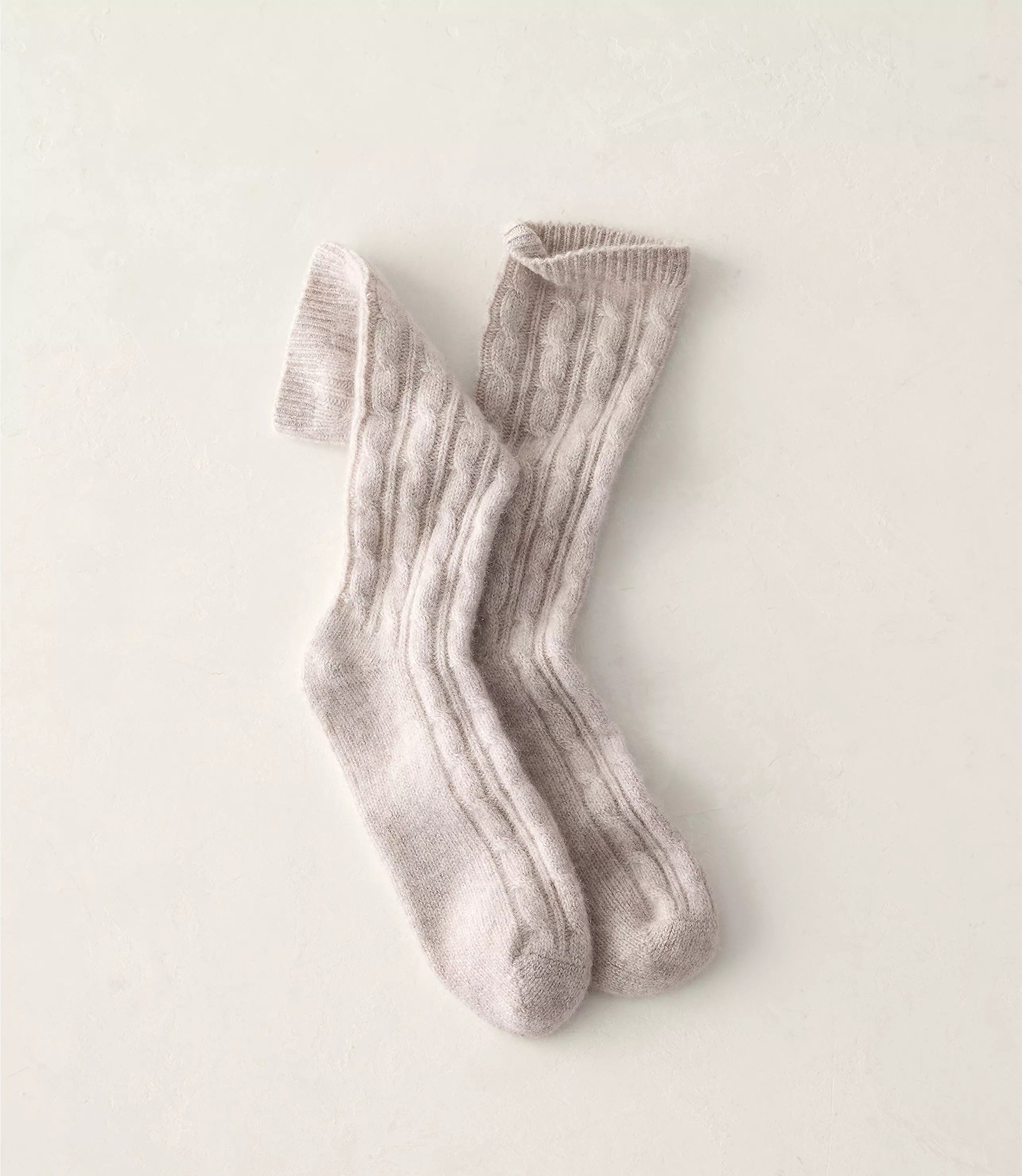 Haven Well Within Cashmere Blend Cable Knit Socks | LOFT