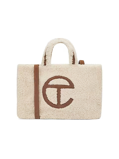 Medium Reverse Shearling Shopper | Saks Fifth Avenue