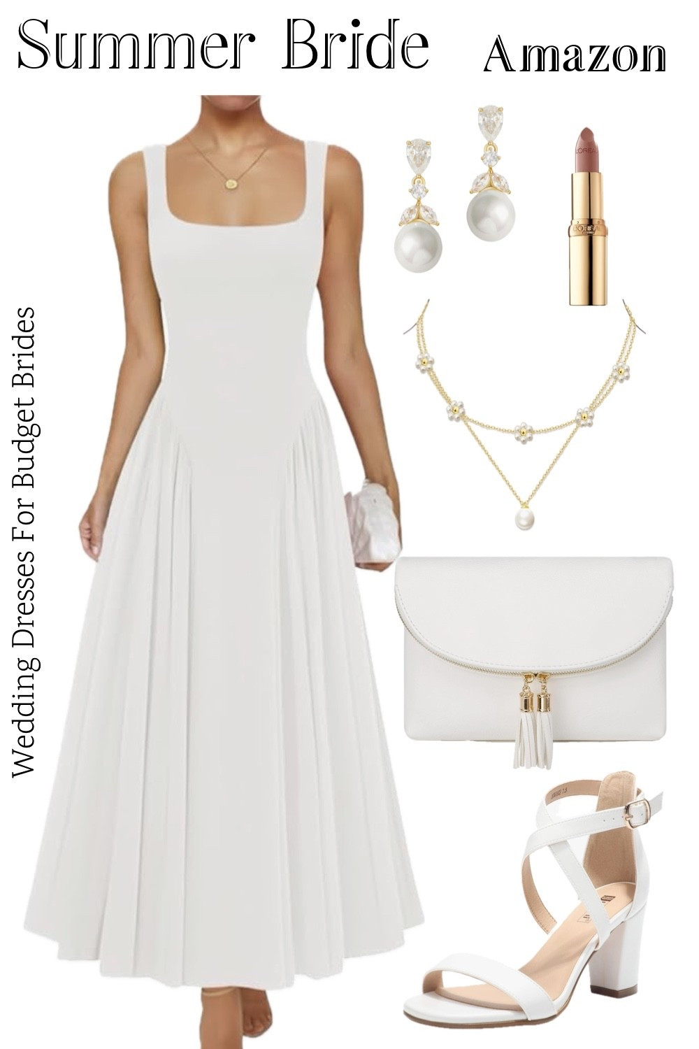 Bridal shower outfit for the bride to be. From Amazon.

Date night outfit. White dresses. Bridal shower dresses. Summer dresses. Graduation dress. Spring fashion. Engagement party dresses. Rehearsal dinner dresses. Bachelorette party dresses. Reception dresses. After party dresses. Spring wedding. Vacation outfit. Summer wedding.

#LTKWedding #LTKSeasonal