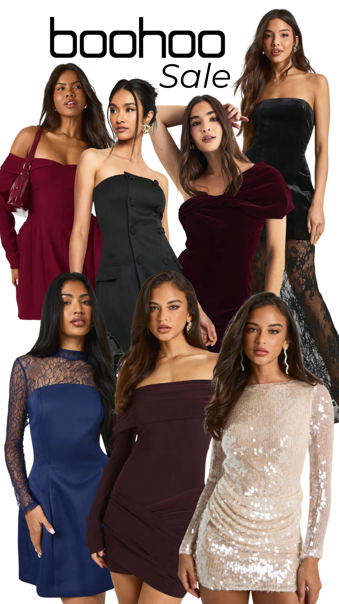 Boohoo Sale, Party Dresses, Satin Dress, Sequin Mini Dress, Velvet Dress, Lace Trim, Bardot Style, Halterneck, Off-Shoulder, Mini Dress, Evening Outfit, Holiday Glam, Affordable Fashion, Night-Out Look, Drape Detail 

 

#LTKuk #LTKsale #LTKstyletip