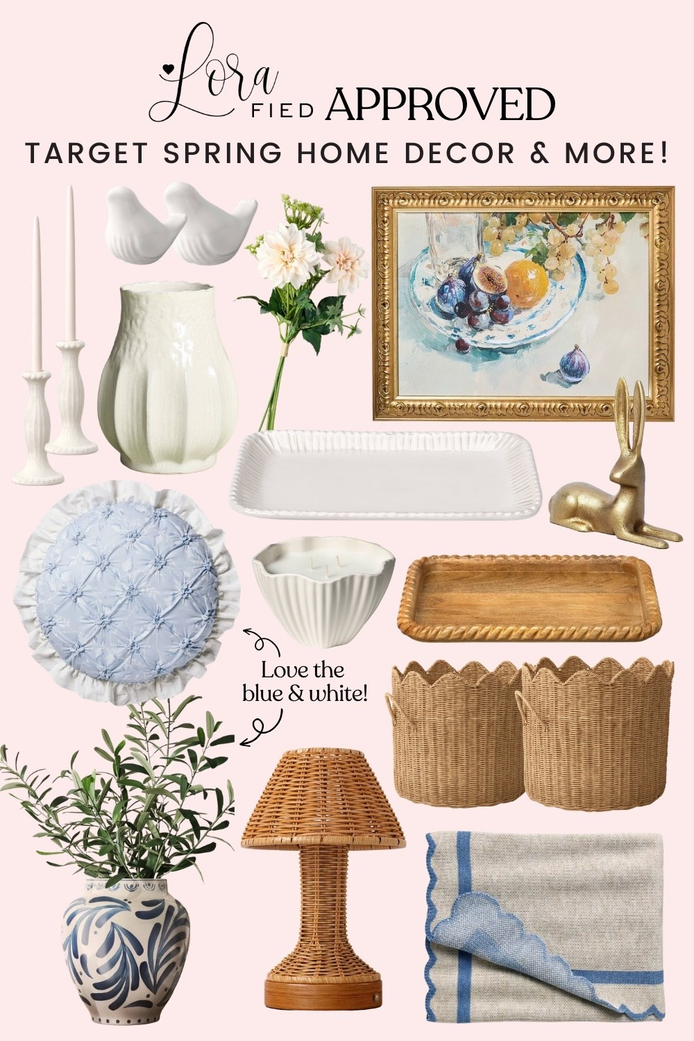 LORAfied Spring Home Decor Finds from Target!🤍💙

target new arrivals, target spring arrivals, target spring home, spring home decor 

#LTKSpringSale #LTKSeasonal #LTKHome
