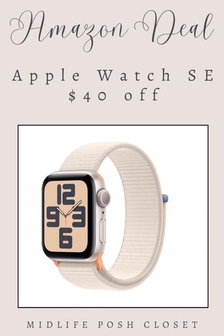 AMAZON FIND! Apple Watch SE second generation is $40 off… A great gift for mom for Mother’s Day!

#LTKGiftGuide #LTKsalealert