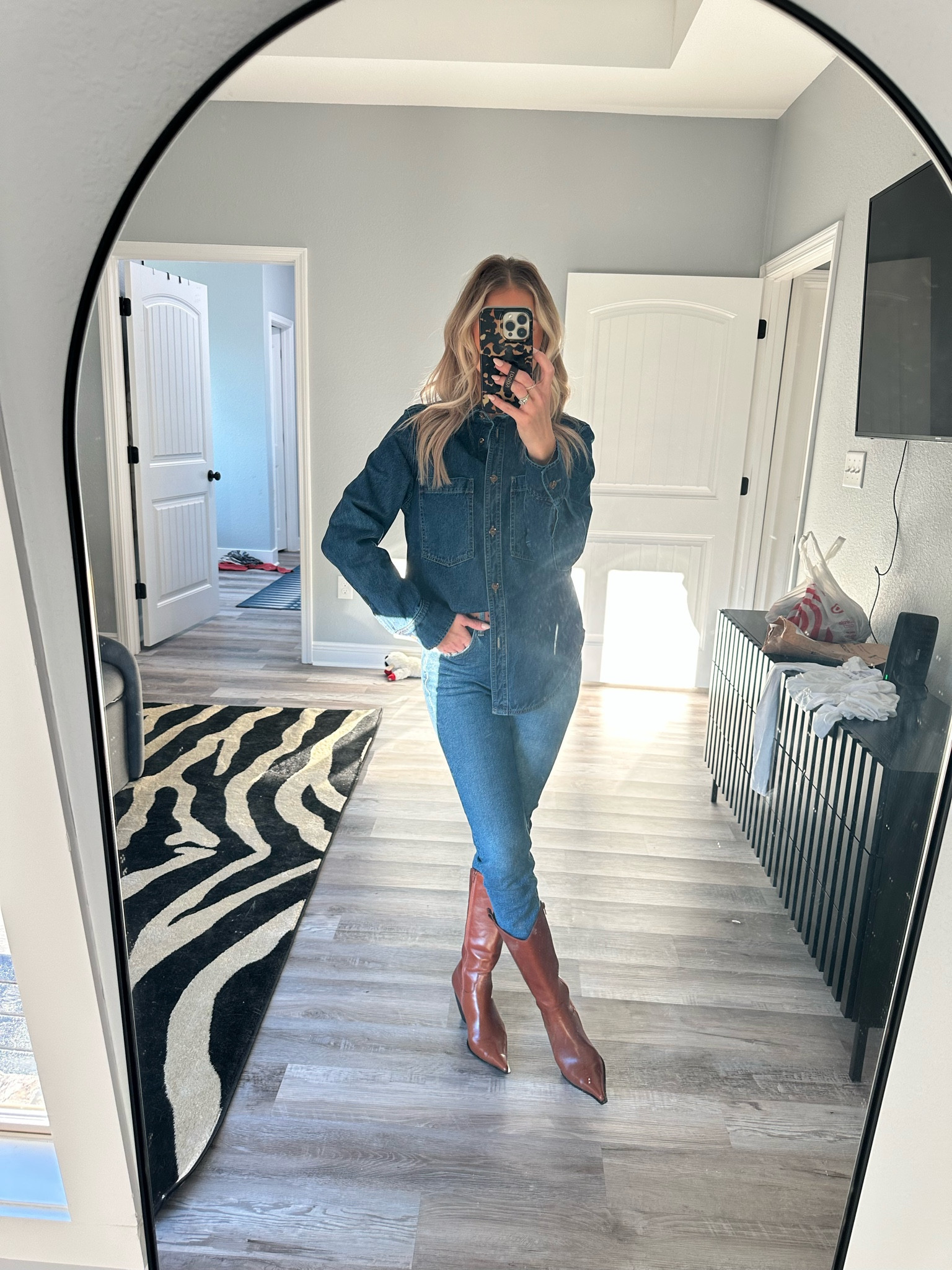 Denim on denim 

#LTKFindsUnder100 #LTKStyleTip #LTKShoeCrush