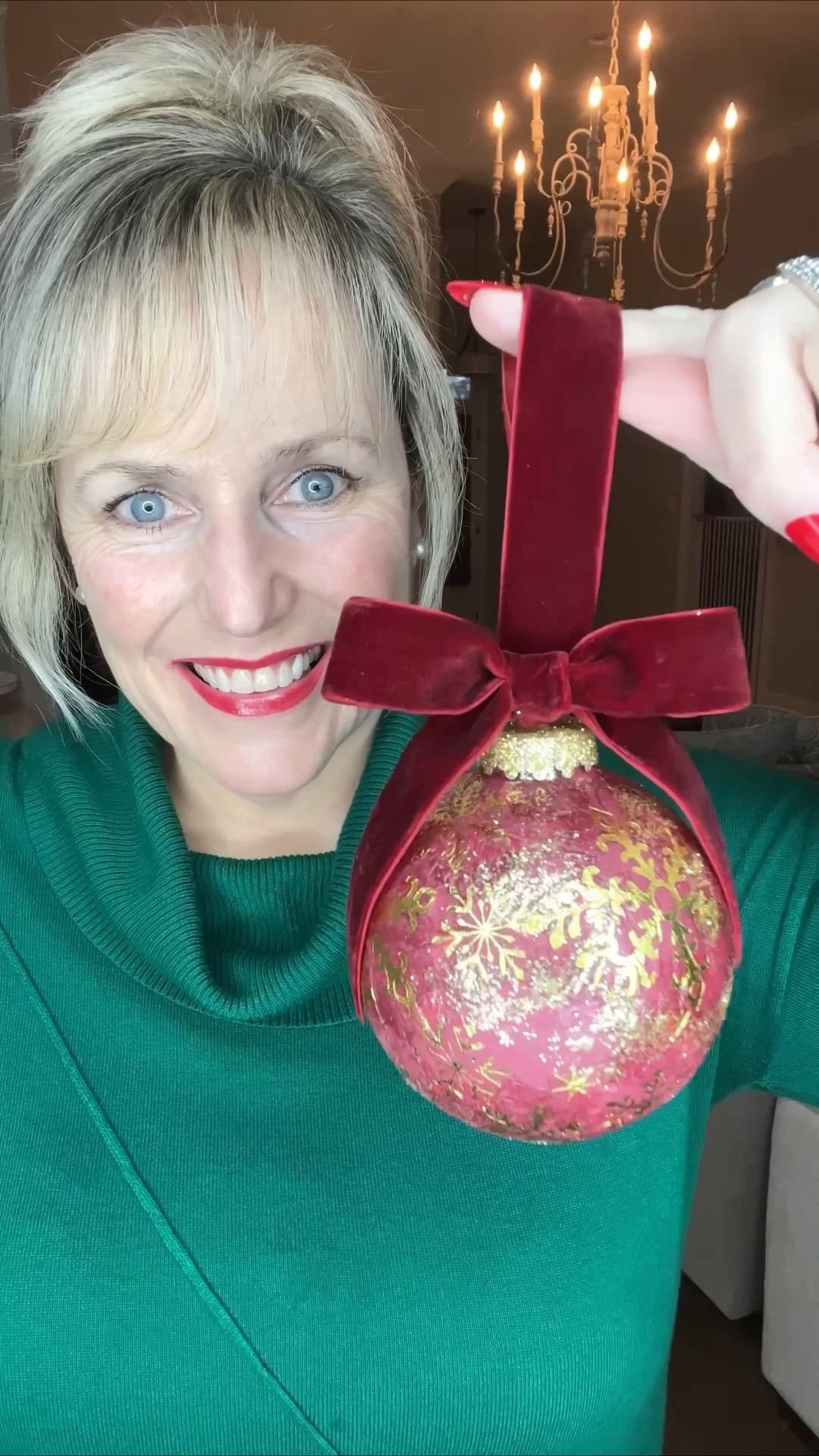 🕯️Easy DIY Christmas Ornament! #Christmas #ornament #diy #craft #napkins #easy #festive #decor #decorations #Christmasdecorations 

#LTKHome #LTKSeasonal #LTKHoliday