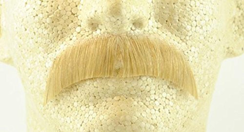 Basic Character Moustache BLONDE - 100% Human Hair - Spirit Gum Included - no. 2015 - REALISTIC! | Amazon (US)