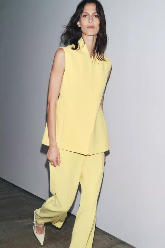 ZW COLLECTION PEPLUM VEST | Zara US