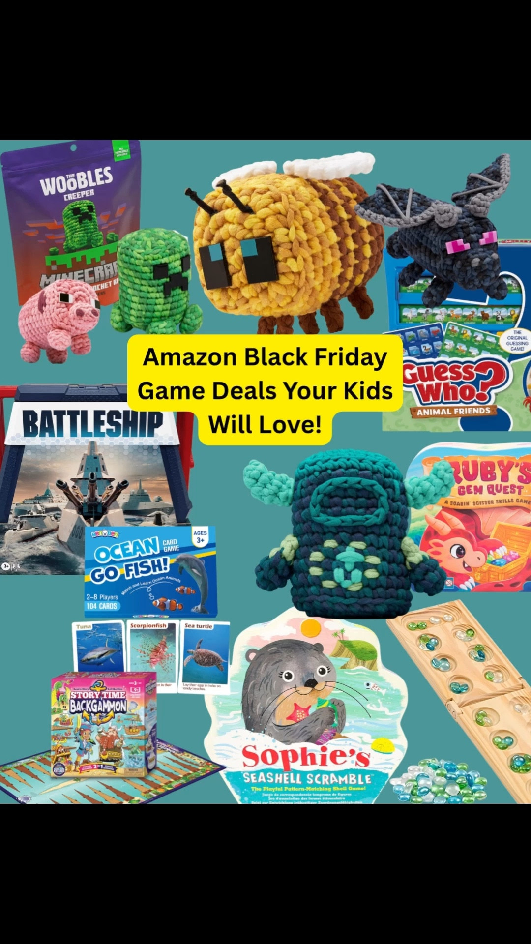 These games and crafts are on such great deals for Black Friday. We have so much fun playing these classics and my kids literally want all of these Minecraft crochet sets!! All on Amazon and on sale for Black Friday now! 

Follow my LTK @AlohaJem on the @shop.LTK app to view this post and get my exclusive app-only content!



#LTKCyberWeek #LTKGiftGuide #LTKKids