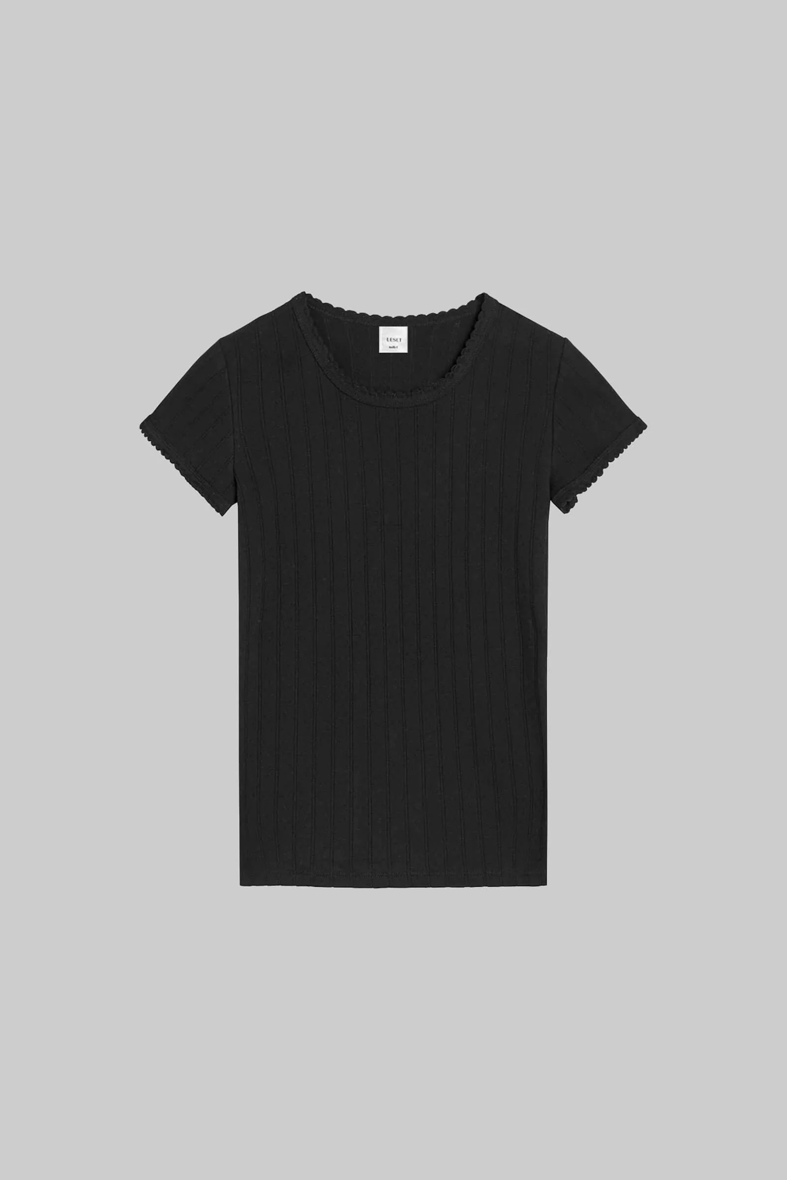 Pointelle Slim Fit Tee | LESET