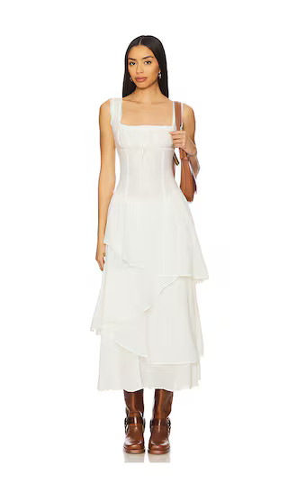 x free-est In My Dreams Midi Dress in Ivory | Revolve Clothing (Global)