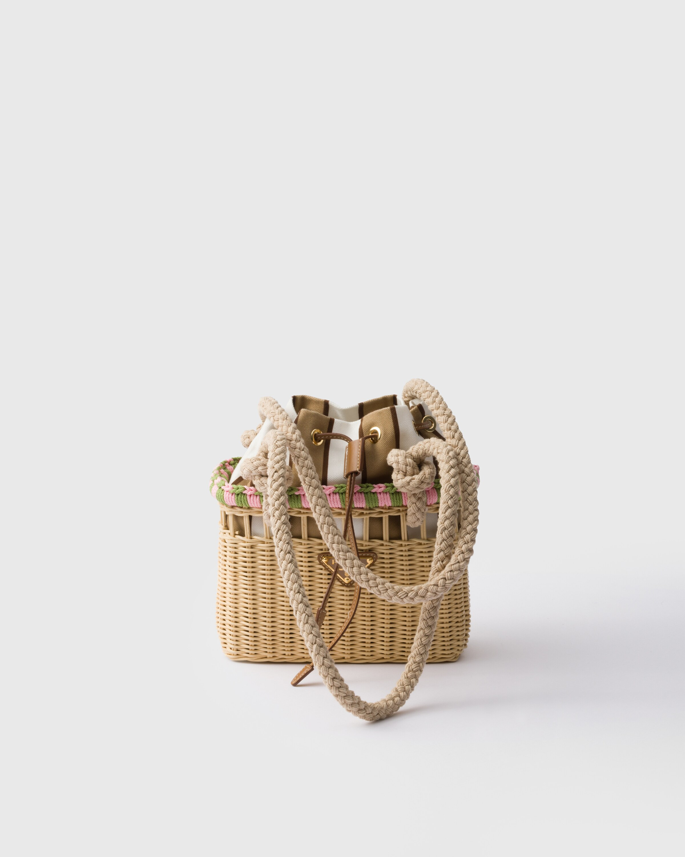 Wicker mini-bag | Prada US