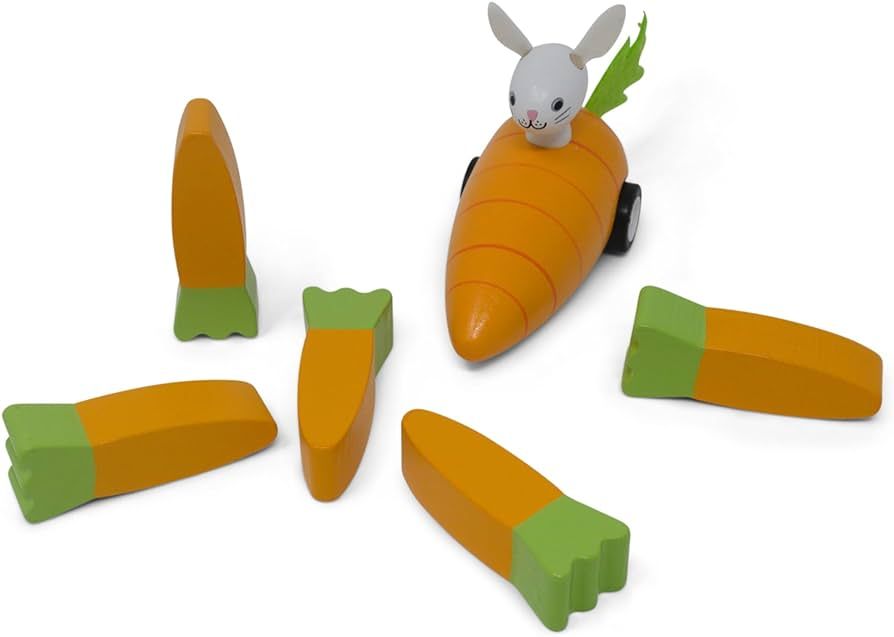 Bunny and Carrot Bowling Game by Jack Rabbit Creations-Develops Coordination and Fine Motor Skill... | Amazon (US)