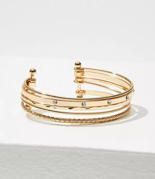 Metallic Layered Bracelet | LOFT | LOFT