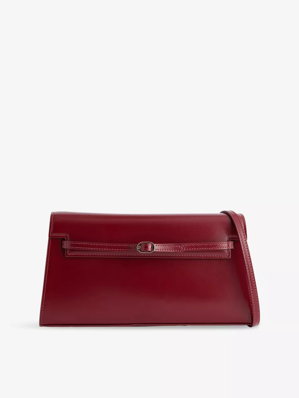 Belted Leather Shoulder Bag | Selfridges
