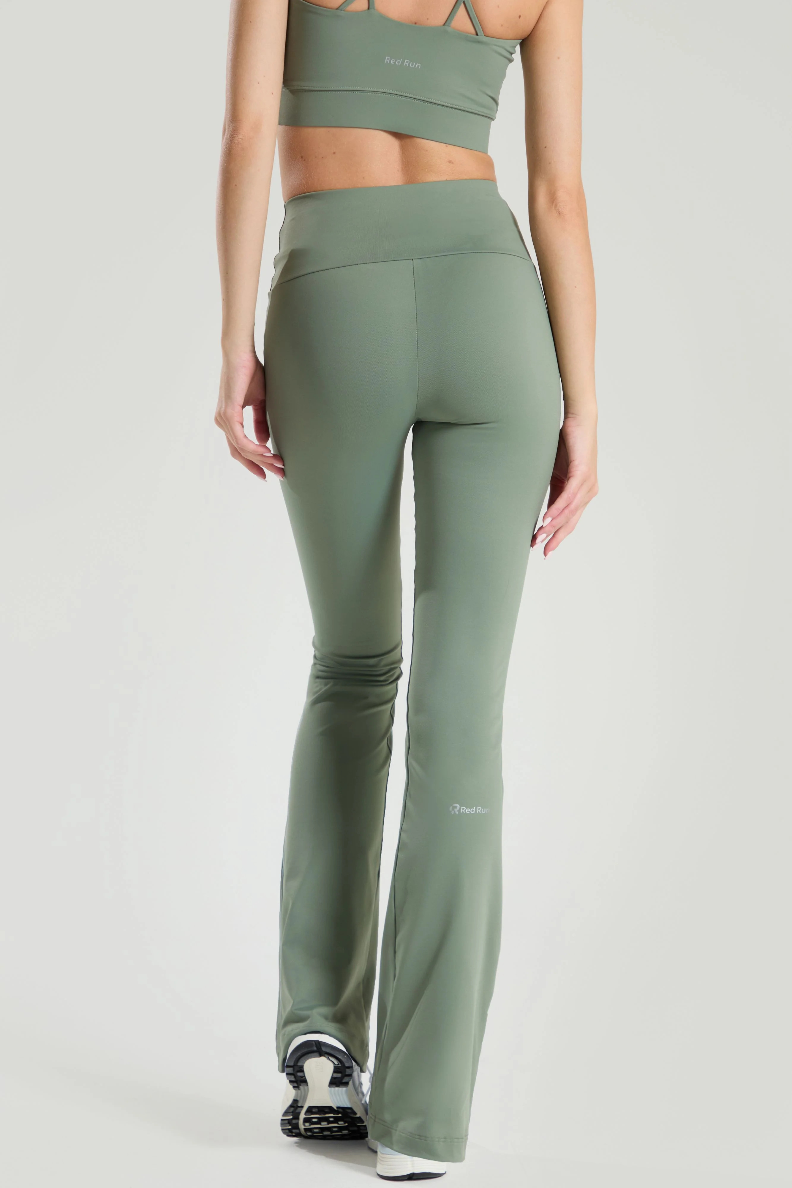 Active Flared Legging - Olive Green | Red Run (UK)