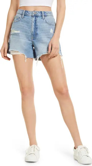 HIDDEN JEANS Light Distressed Shorts | Nordstrom | Nordstrom