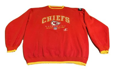 Vintage 90s Pro Line Logo Athletic  Kansas City Chiefs NFL Sweatshirt Size XL  | eBay | eBay US