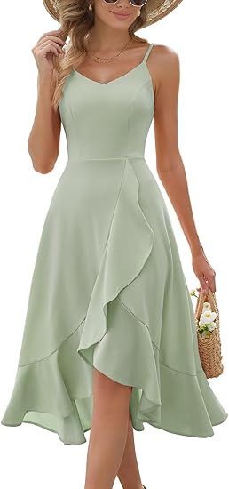 Amazon.com: DRESSTELLS Woman's Cocktail Dress, Summer Formal Wedding Guest Church Bridesmaid Alin... | Amazon (US)