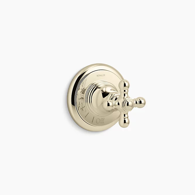 MasterShower® volume control valve trim with cross handle | Kohler