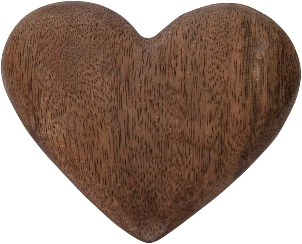 Creative Co-Op Mango Wood Heart | Amazon (US)