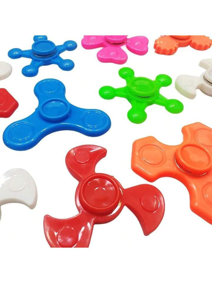 3/12/25/100pcs Mini Fingertip Spinning Tops, Simple Plastic Tops Toys, Multi-Shape Sensory Finger Toys - Party Favors, Gift Bag Fillers, Classroom Rewards, Party Supplies,Party Bag Fillers Toys,Fidget Toys,Party Favors | SHEIN