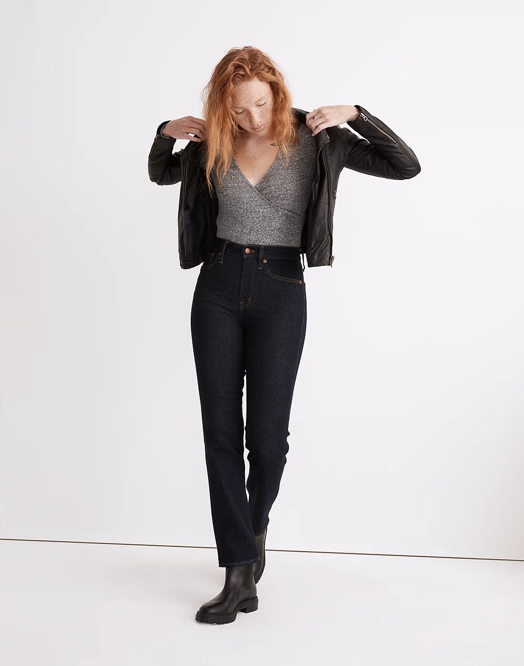 The Perfect Vintage Jean in Resin Rinse | Madewell