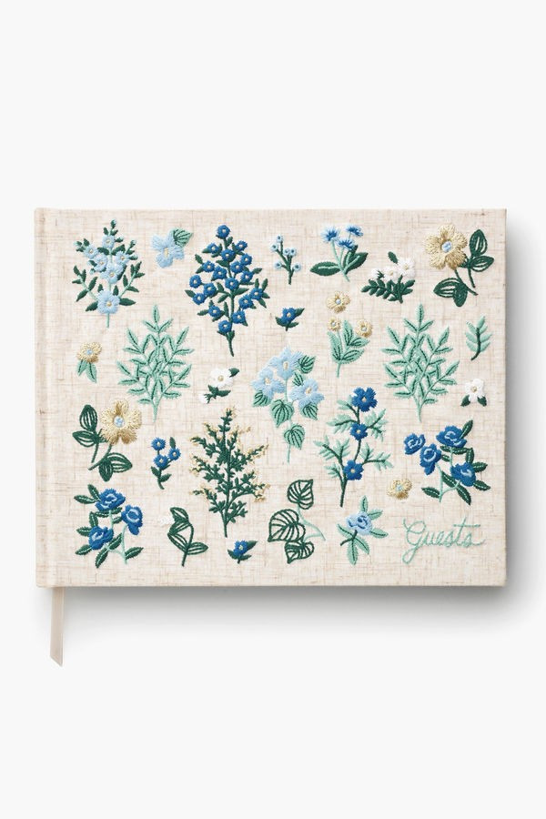 Wildwood Embroidered Guest Book | Tuckernuck (US)
