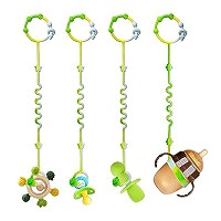 Toy Straps for Baby,RTMOK Silicone Setpacifier Clip,Applies to Car Seat Toy,Teether Toy,High Chai... | Amazon (US)