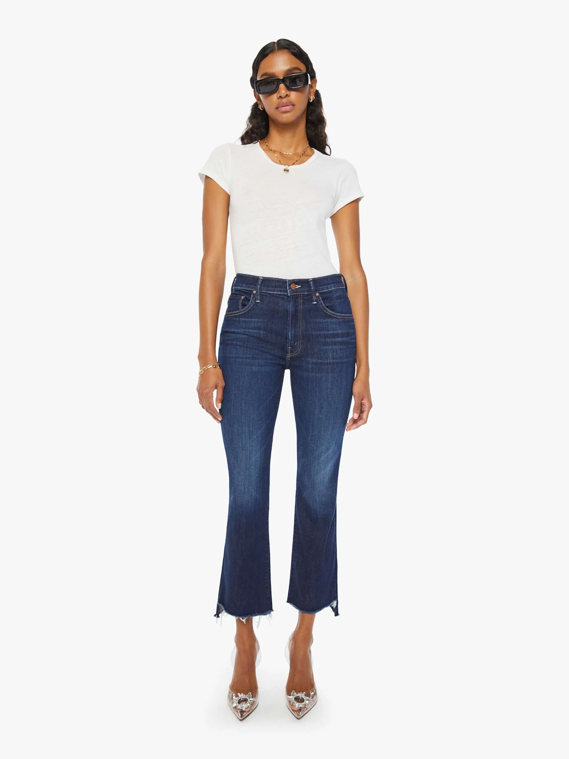 The Insider Crop Step Fray | Mother Denim