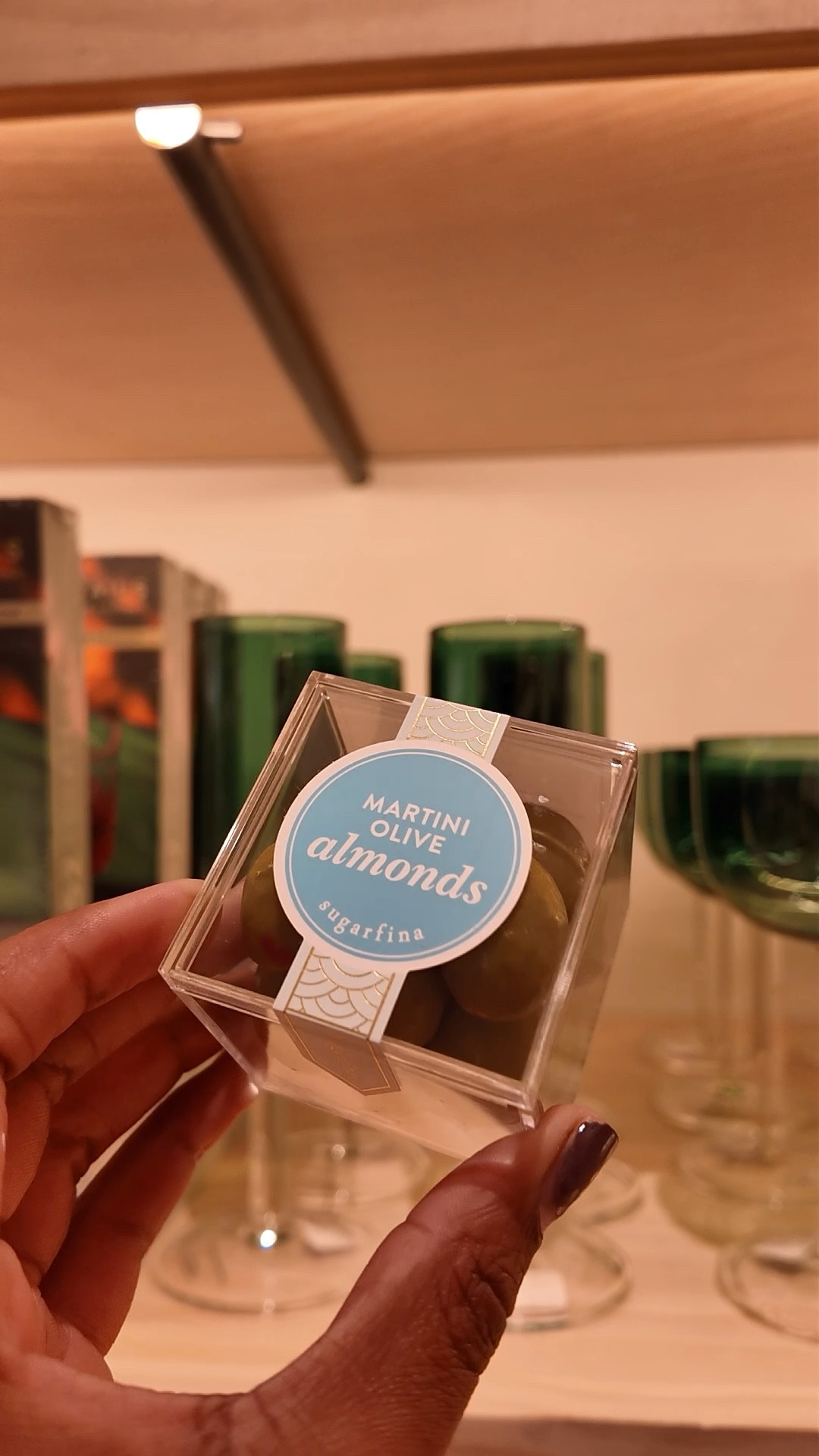 Sugarfina Martini Olive Almonds 
