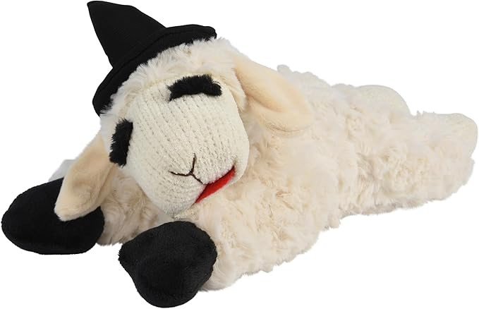 Multipet Halloween Lamb Chop with Hat Dog Toy | Amazon (US)