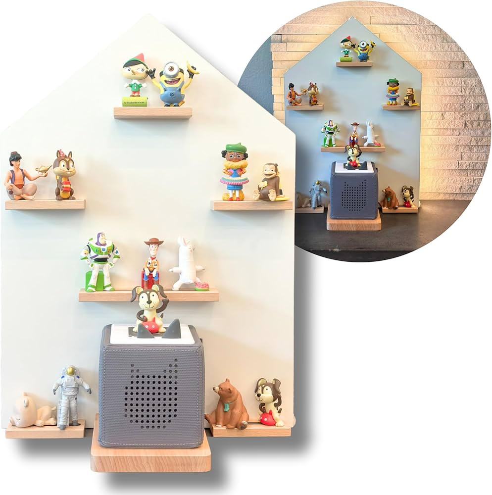 LED Magnetic Shelf Compatible with Tonies Box, Tonies Figures, Tonies Characters and Other Tonie ... | Amazon (US)