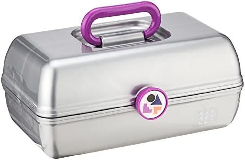 Caboodles Twilight Disco - On-The-go Girl Costmetic Organizer Make-up & Accessory Carry Case, Sil... | Amazon (US)