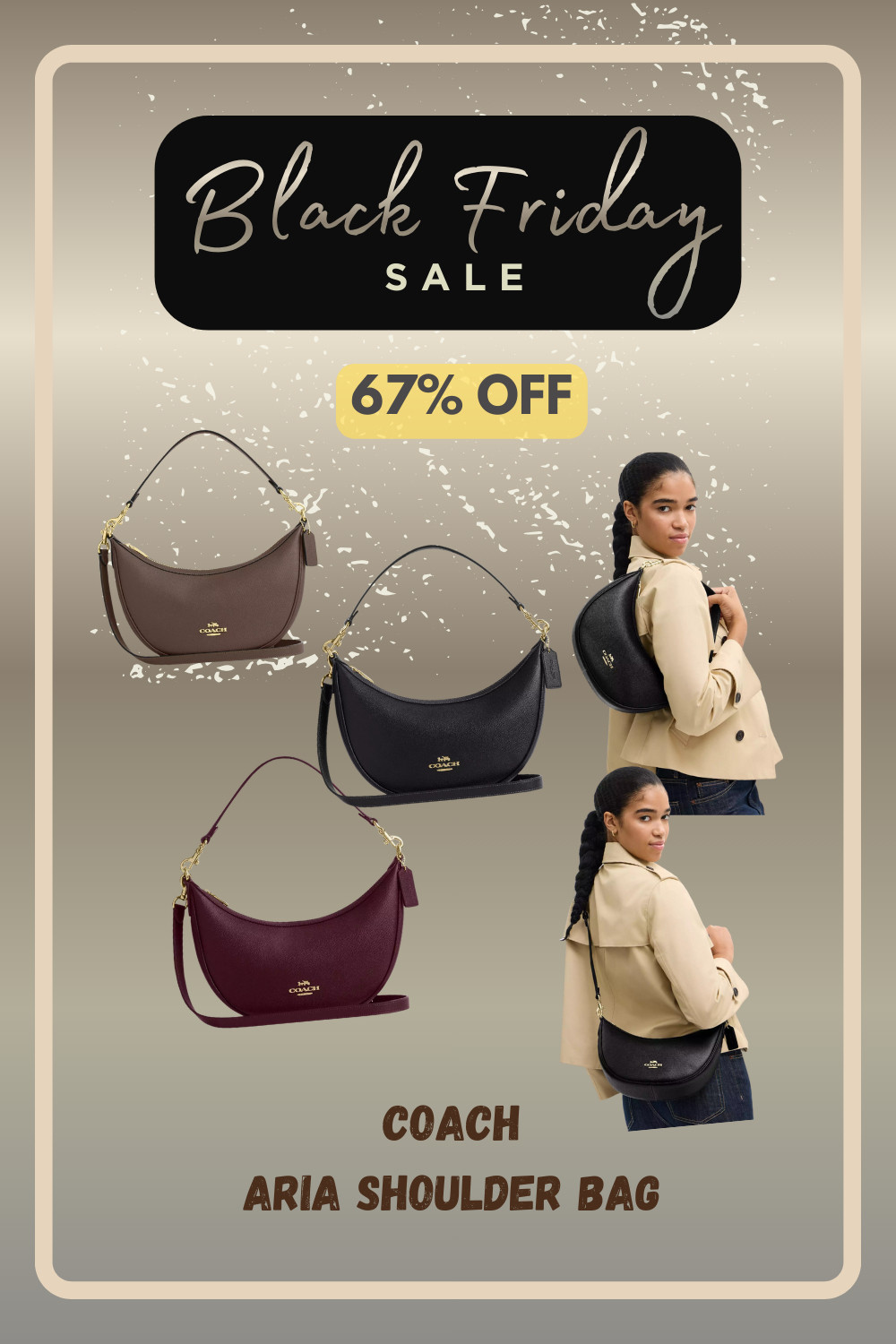 Aria Shoulder Bag — Sleek, Modern & Black Friday Deal Starts NOW ✨

Lightweight, polished, and easy to style, this shoulder bag fits all your essentials while keeping your look sleek and modern. The curved shape and comfortable strap make it a beautiful grab-and-go piece for work, weekends, and every moment in between.

✨ Black Friday Sale Is Finally Here!
This style is officially marked down — and these chic shoulder silhouettes tend to sell out fast during the first hours of the event. If you’ve been eyeing the Aria, now is the best time to grab it.

A timeless, elegant staple you’ll wear all season long. 

 #LTKstyletip #LTKbag #LTKgiftguide