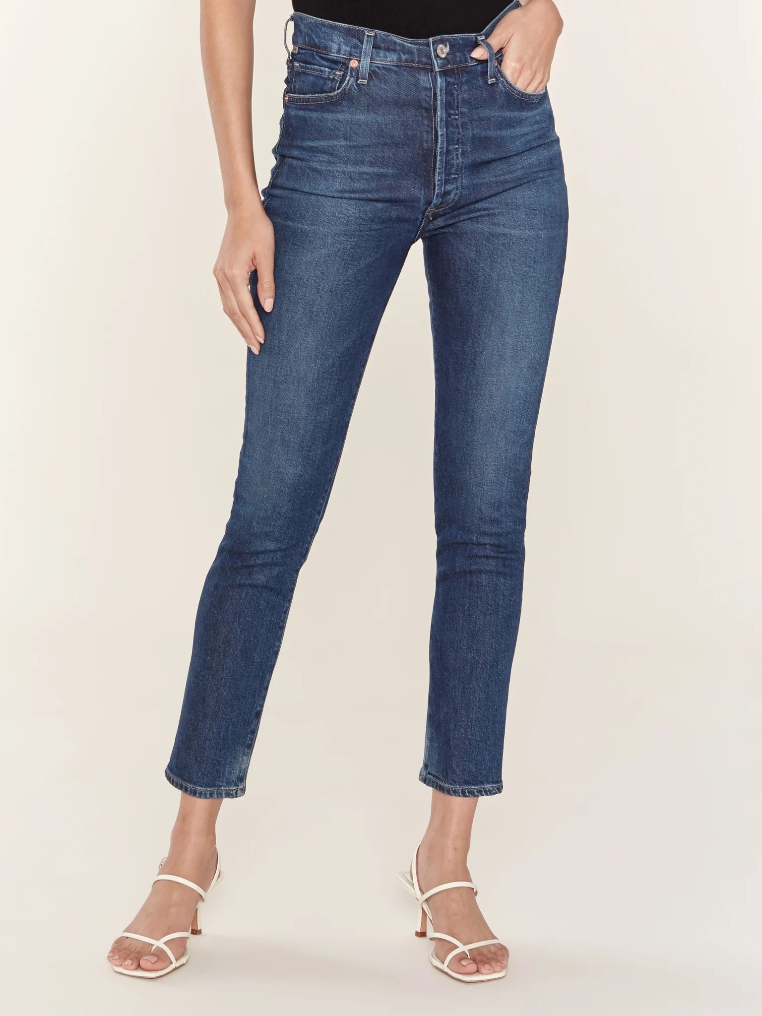 Olivia High Rise Slim Ankle Jeans | Verishop