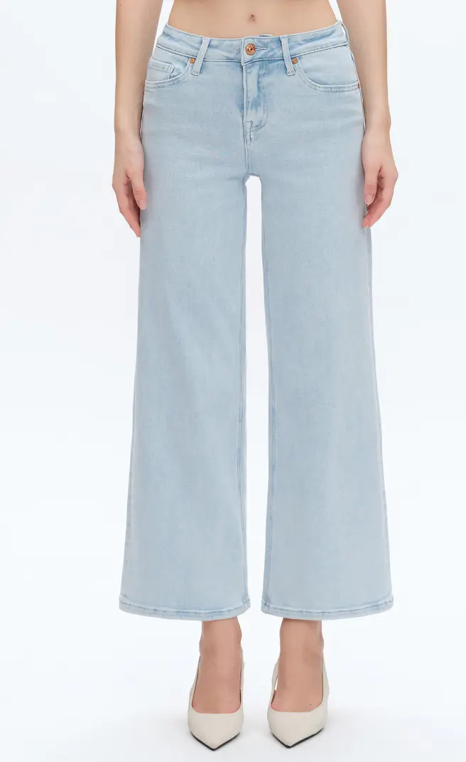 Bayeas Lisa Ankle Wide Leg Jeans | Nordstrom | Nordstrom