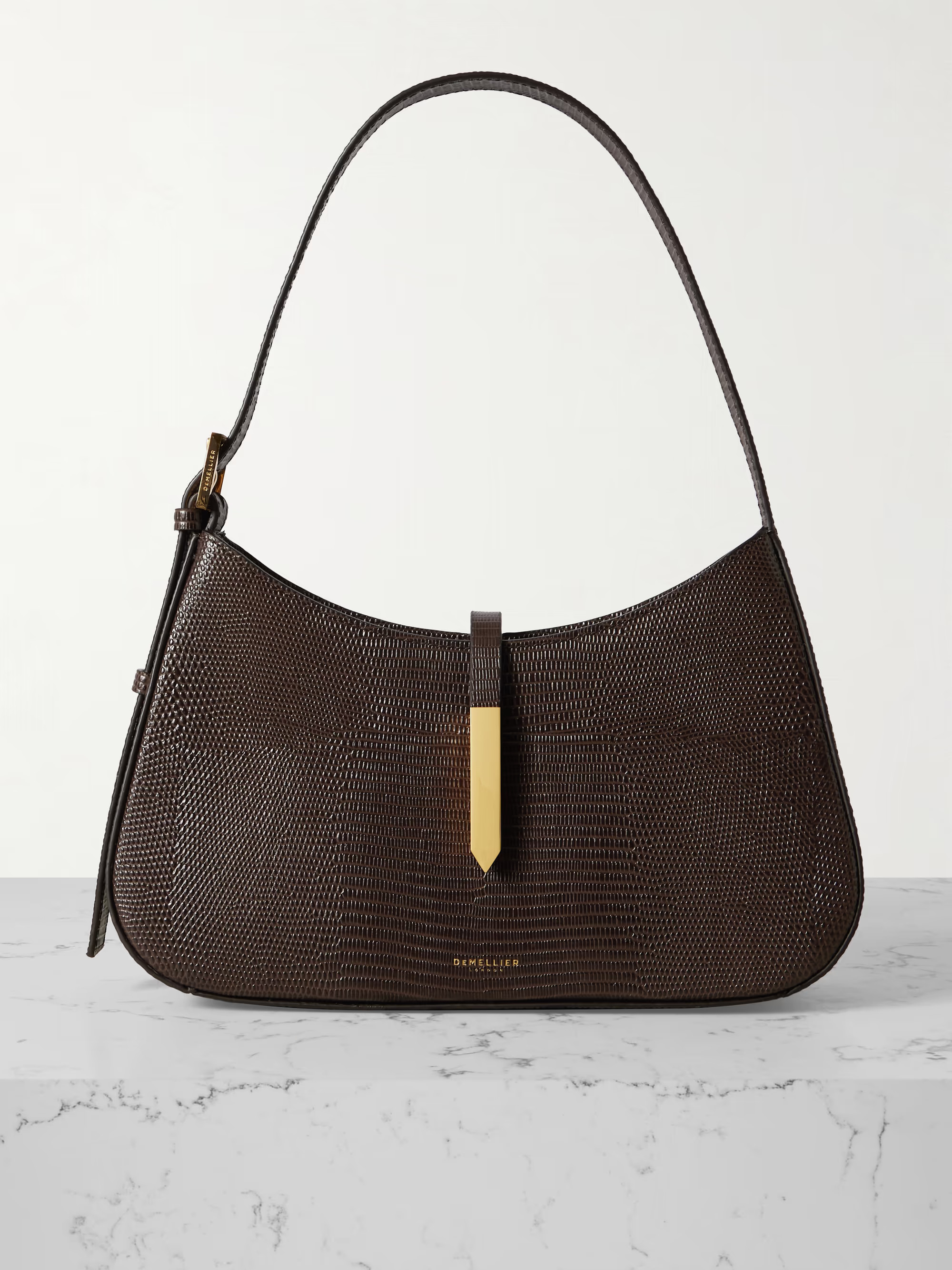 Tokyo croc-effect leather shoulder bag | NET-A-PORTER APAC