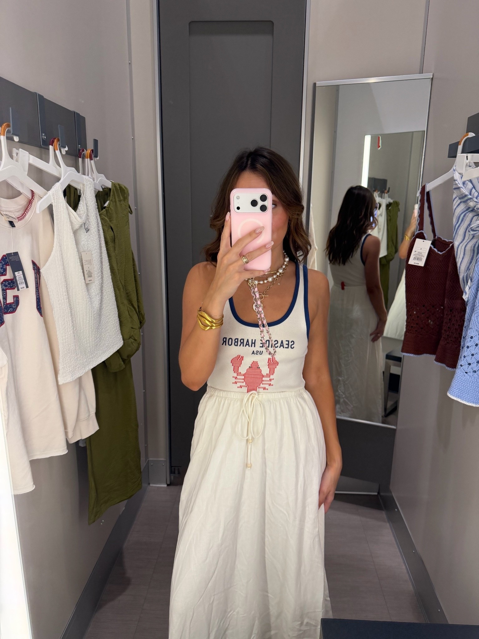 Wearing a s in both!

#LTKootd #LTKSeasonal